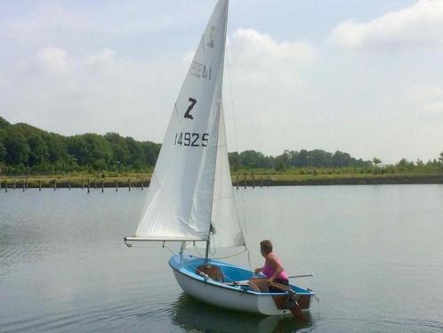 TE KOOP  Zef  zeilbootje., Watersport en Boten, Open zeilboten, Gebruikt, Overige typen, 3 tot 6 meter, Polyester, Ophalen