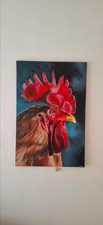 Schilderij haan (nageschilderd), Ophalen