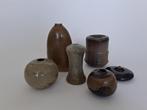lot de vases en céramique vintage 1970, Verzenden
