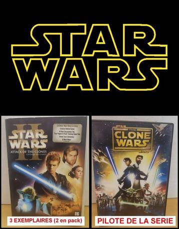 Films/Séries STAR WARS en VRAC 🎥 vhs  ▬ dvd  ▬ blu-ray beschikbaar voor biedingen