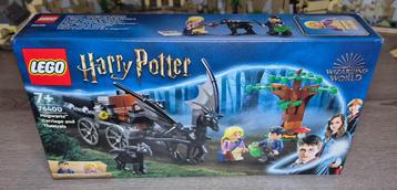 LEGO Harry Potter Zweinstein Rijtuig en Thestralissen - 7640 beschikbaar voor biedingen