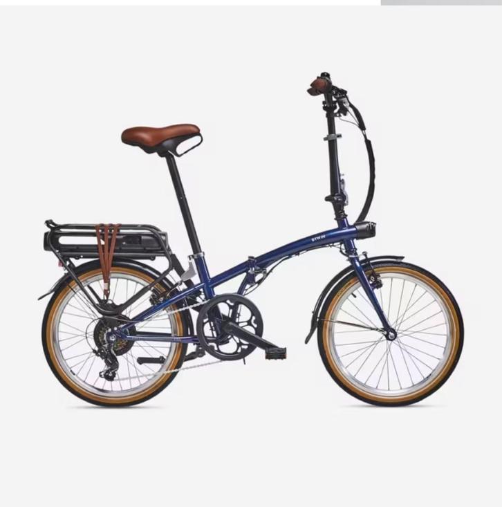 Plooifiets Btwin, Fietsen en Brommers, Fietsen | Vouwfietsen, Gebruikt, Dames, Totaal opvouwbaar, Versnellingen, Ophalen