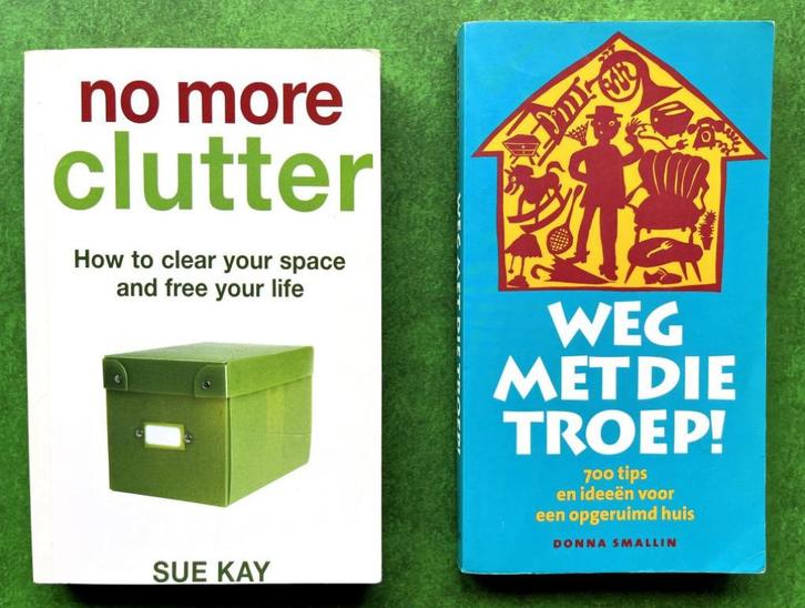 No more clutter + Weg met die troep!, Boeken, Advies, Hulp en Training, Ophalen of Verzenden