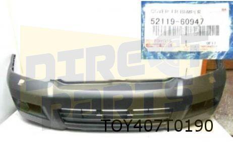 Toyota Land Cruiser 120 (12/02-1/10) voorbumper (bij koplamp, Auto-onderdelen, Carrosserie, Bumper, Toyota, Voor, Nieuw, Verzenden