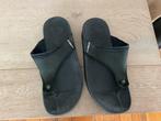 Fitflop teenslippers, Slippers, Zwart, Ophalen of Verzenden, Zo goed als nieuw