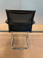Chaise de conférence luge/chaise visiteur cuir/tissage filet, Enlèvement ou Envoi