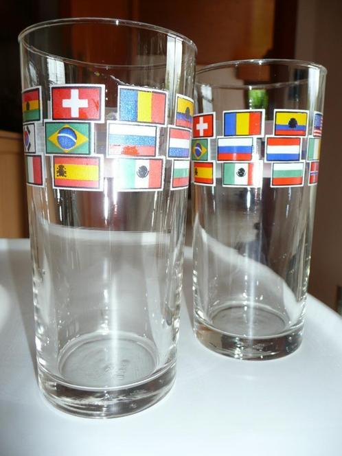 2 nieuwe frisdrankglazen wereldbeker voetbal 1994 USA, Verzamelen, Glas en Drinkglazen, Nieuw, Frisdrankglas, Ophalen of Verzenden