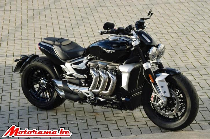 Triumph Rocket 3R - 2022 - 8000 km @Motorama, Motoren, Motoren | Triumph, Bedrijf, Chopper, meer dan 35 kW, 4 cilinders, Motorrijbewijs A