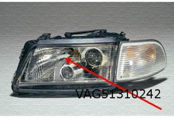 Audi A8 (-2/99) koplampglas Rechts OES! 4D0941116	
