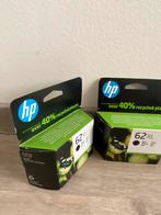 2 keer HP 62XL zwarte inktcartridge + 1 keer in kleur, Computers en Software, Printerbenodigdheden, Ophalen, Zo goed als nieuw