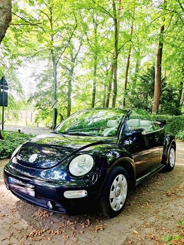 Volkswagen New Beetle Cabrio (2004), Autos, Beige, Cabriolet, Boîte manuelle, Coccinelle