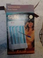 Sunbox face Tanner / Gezichtsbruiner/ Zonnebank, Electroménager, Solarium, Banc solaire & Bronzage facial, Enlèvement ou Envoi