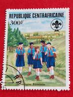 Centraal Afrikaanse Rep. 1985 : scouts, gidsen, Postzegels en Munten, Postzegels | Afrika, Ophalen of Verzenden, Overige landen