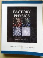 Factory Physics - W.J. Hopp & M.L. Spearman, Boeken, Studieboeken en Cursussen, Gelezen, Hoger Onderwijs, Ophalen, Mc Graw Hill