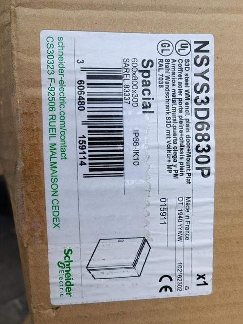 Electriciteitskast Schneider Spacial S3D NSYS3D6830P  (800 B, Doe-het-zelf en Bouw, Elektriciteit en Kabels, Nieuw, Ophalen