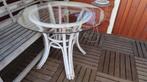 Rotan tuintafel, Tuin en Terras, Ophalen, Gebruikt, Rond
