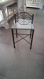 nachttafeltje, Huis en Inrichting, Ophalen, Gebruikt, Minder dan 45 cm, Metaal of Aluminium