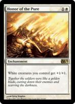 Honor of the Pure - M12 - MTG - GD, Hobby en Vrije tijd, Verzamelkaartspellen | Magic the Gathering, Ophalen of Verzenden