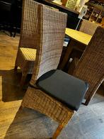 Rieten stoelen te koop, Overige kleuren, Riet of Rotan, Ophalen of Verzenden, Zo goed als nieuw