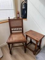 Antieke stoel + tafeltje, Antiek en Kunst, Ophalen