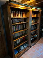 Bibliotheekensemble in massief eik – 5 kasten, Ophalen, Zo goed als nieuw