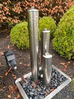 Leuke inox fontein van 1 jaar oud, Tuin en Terras, Ophalen, Nieuw, Inox, Fontein