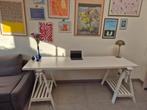 Verstelbare bureau Lagkapten / Mittback 200x60 cm ikea, Ophalen, Gebruikt