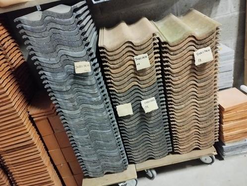 SNELDEK dakpannen - Terracotta + Antraciet, Doe-het-zelf en Bouw, Dakpannen en Dakbedekking, Gebruikt, Dakpannen, Ophalen