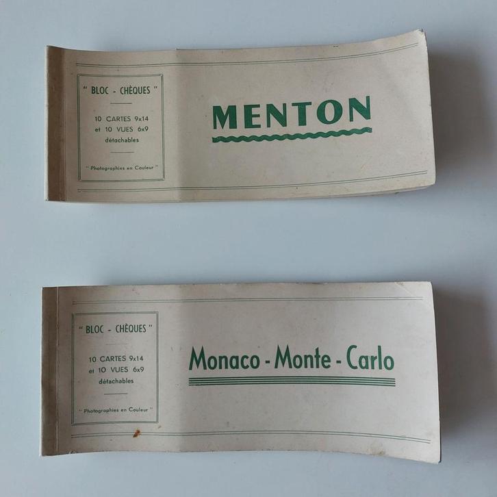 Oude boekjes met oude postkaarten: bloc-cheques, Verzamelen, Postkaarten | Buitenland, Ophalen