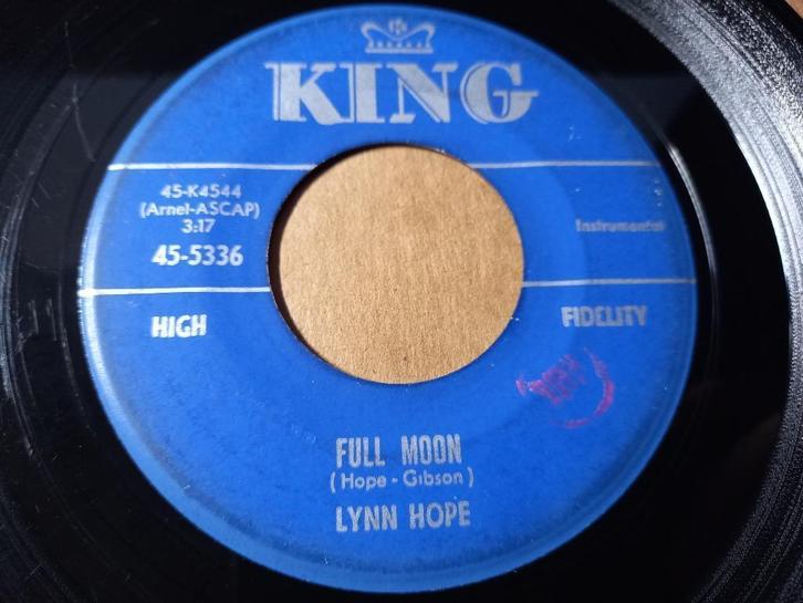 Lynn Hope – Tenderly / Full Moon '7, Cd's en Dvd's, Vinyl Singles, Gebruikt, Single, Jazz en Blues, 7 inch, Ophalen of Verzenden
