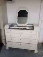 Oude  wastafelmeubel met spiegel, Ophalen, Gebruikt