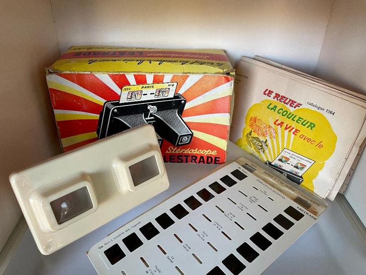 collection de vieux Viewmasters et de disques, Collections, Jouets, Utilisé, Enlèvement ou Envoi