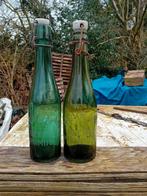 Oude bierflessen brouwerij Nevejan  Beerst  Krombeke 1941, Ophalen of Verzenden