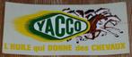Vintage sticker Yacco oil petroleum retro autocollant, Comme neuf, Voiture ou Moto, Enlèvement ou Envoi