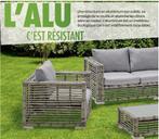 Set de meubles de jardin 4 pieces, Enlèvement, Comme neuf, Aluminium, Sets de jardin