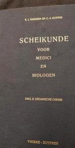 Scheikunde voor medici en biologen  harmsen kuipers, Boeken, Ophalen of Verzenden, Zo goed als nieuw