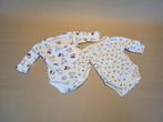 Lot rompers lange mouwen 2 stuk maat 50, Kinderen en Baby's, Babykleding | Maat 50, Ophalen of Verzenden, Zo goed als nieuw