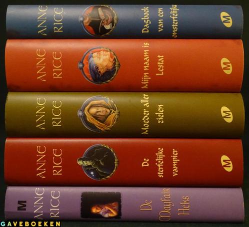 Vampierkronieken - Anne Rice - Uitgeverij M - 5x - Hardcover, Boeken, Fantasy, Gelezen, Ophalen of Verzenden