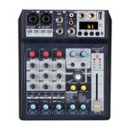 DE8 - DJ Geluidsmixer - 8-Kanaals - USB Geluidskaart - DSP, Ophalen of Verzenden, Zo goed als nieuw, Studiomicrofoon