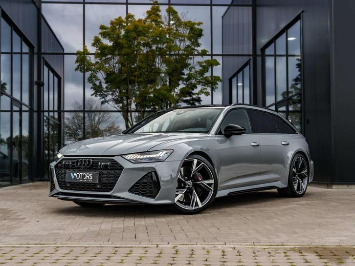 Audi RS6 RS6 Avant 4.0 TFSI- Nardo Grey - B&O - ACC - Pano, Auto's, Audi, Bedrijf, Te koop, RS6, 360° camera, 4x4, ABS, Achteruitrijcamera