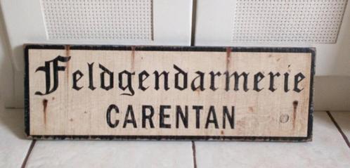 Duitse wegwijzer uit de Tweede Wereldoorlog: FELDGENDARMERIE, Verzamelen, Militaria | Tweede Wereldoorlog, Verzenden