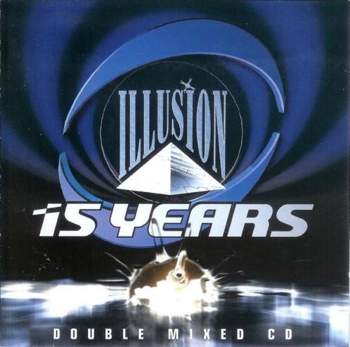 961 - ILLUSION - 15 YEARS - DOUBLE MIXED CD - 2CD - NIEUW, Cd's en Dvd's, Cd's | Dance en House, Nieuw in verpakking, Techno of Trance