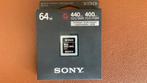 Sony XQD kaart 64 gb, XQD, Nieuw, Ophalen of Verzenden, Fotocamera