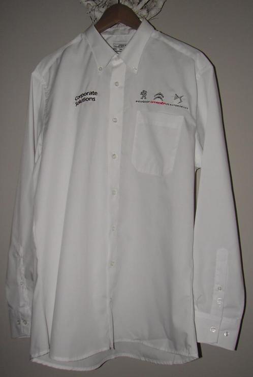 Chemise blanche homme PEUGEOT (groupe PSA), Vêtements | Hommes, Chemises, Neuf, Tour de cou 41/42 (L), Blanc, Enlèvement ou Envoi