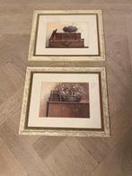 Houten kaders set van twee, Huis en Inrichting, Woonaccessoires | Lijsten, Ophalen of Verzenden, Gebruikt, Minder dan 50 cm