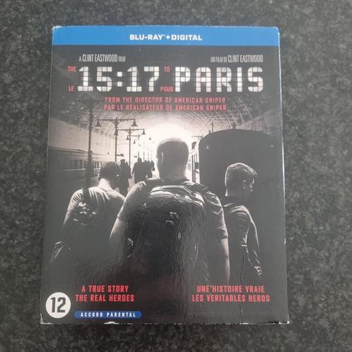 Le 15:17 pour Paris blu ray NL FR SP, CD & DVD, Blu-ray, Comme neuf, Action, Enlèvement ou Envoi