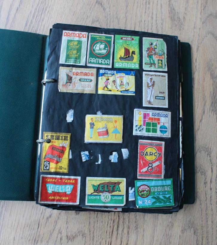 luciferdoosjes jaren '40-'60, Collections, Articles de fumeurs, Briquets & Boîtes d'allumettes, Utilisé, Boîtes ou marques d'allumettes