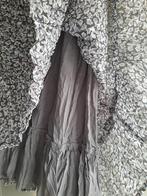 Jupe fluide, agréable à porter. Taille 44/46. Gris, bleu, bl, Ophalen of Verzenden, Zo goed als nieuw, Blauw