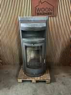 24301 Houtkachel met speksteen Fireplace, Ophalen, Gebruikt, Houtkachel, Vrijstaand