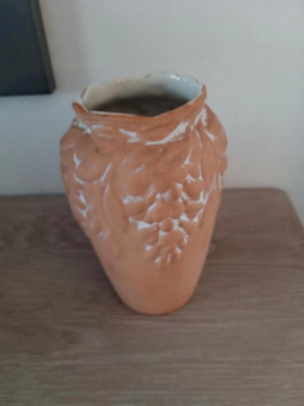 vintage terracotta vaas, Huis en Inrichting, Woonaccessoires | Vazen, Zo goed als nieuw, Ophalen of Verzenden